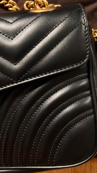 Borsa Gucci Marmont Nero Dorato