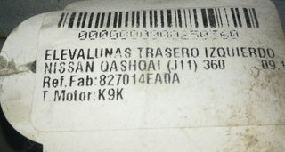 Elevalunas nissan 827014ea0a qashqai ii 1.5 250360