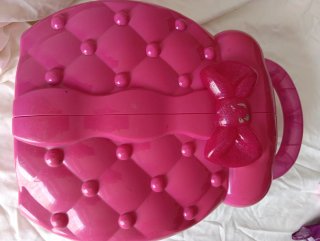 Guardaroba Barbie rosa con specchio
