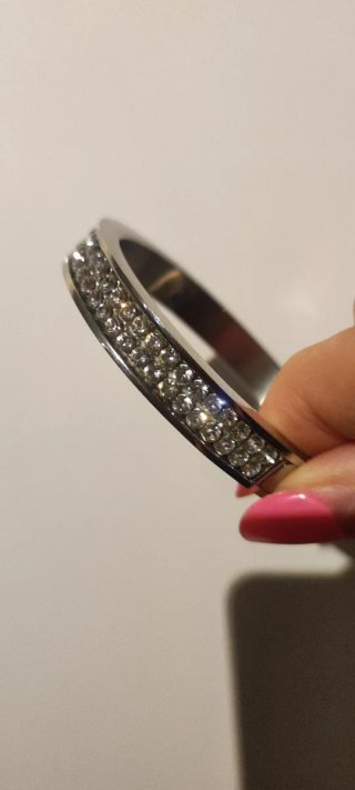 Pulsera Swarovski Doble Fila Cristales