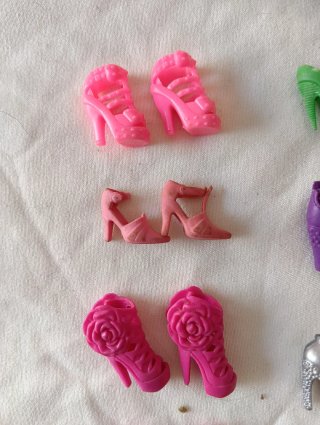 Zapatitos para muñecas Barbie