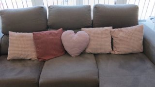 Sofá Chaise Longue Gris Tela