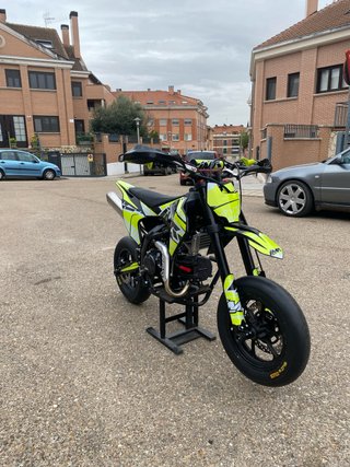 Pit Bike IMR 190 Supermotard Negra y Amarilla