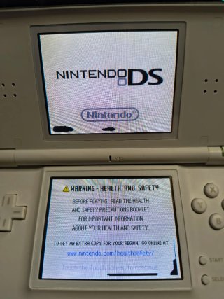 Nintendo DS Lite bianca (Funziona con caricatore)