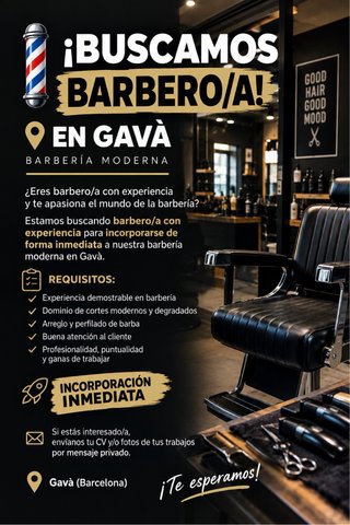 Empleo barbería