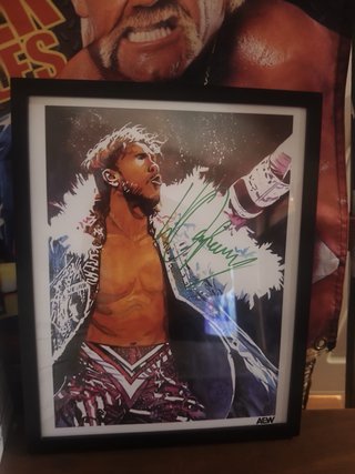 AEW Will Ospreay firmado 45/50 Rob Schamberger