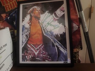AEW Will Ospreay firmado 45/50 Rob Schamberger