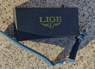 Reloj LIGE azul correa perforada nuevo