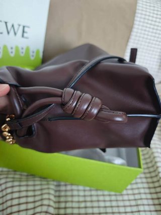 Bolso Loewe Flamenco Piel Napa Marrón