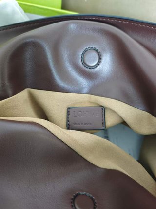 Bolso Loewe Flamenco Piel Napa Marrón