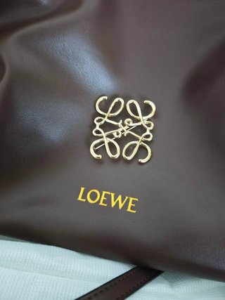Bolso Loewe Flamenco Piel Napa Marrón