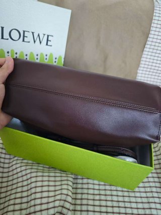 Bolso Loewe Flamenco Piel Napa Marrón