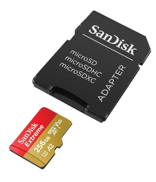 Tarjeta Micro SDXC SanDisk Extreme 256GB + Adaptad
