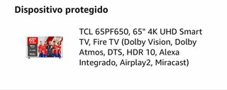 TV TCL 65 Nueva