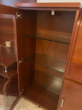 Mueble de salón madera cerezo