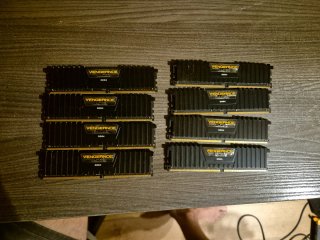 8x16GB Corsair Vengeance LPX DDR4 2666MHz