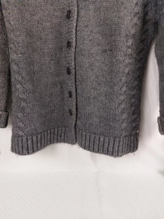 Cardigan Maglione Lana Collo alto Lana Vintage