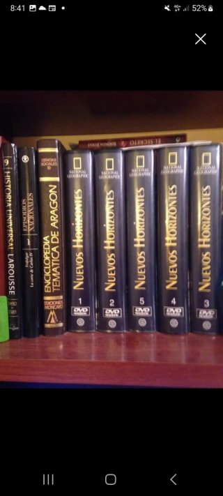 Lote Libros Historia y Enciclopedia + 10 DVDs