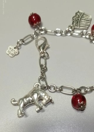 Pulsera España Flamenco Guitarra Abanico y toro
