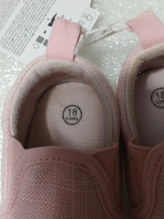 Scarpine bimba rosa n. 18