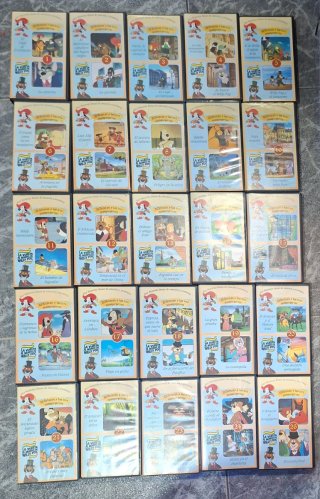 Películas D'Artacan y Willy Fog VHS