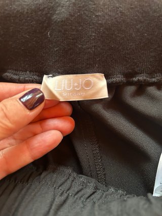 Pantaloni Liu Jo neri con paillettes