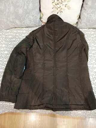 Chaquetón marrón mujer