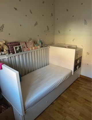 Mueble Cuna Convertible Cambiador