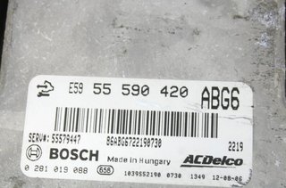 Centralita motor uce opel 132026 55590420 insignia
