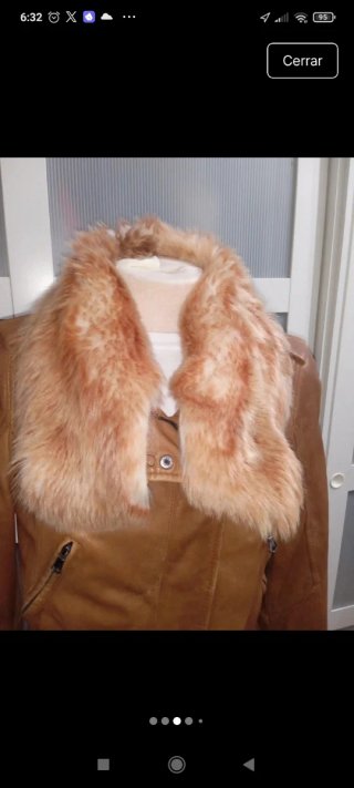 Cazadora Zara Piel estilo bomber marca Zara