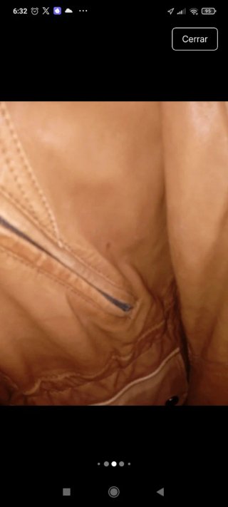 Cazadora Zara Piel estilo bomber marca Zara