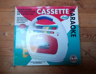 Karaoke Cassette IMC Grabador Reproductor