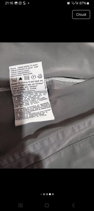 Giacca uomo field jacket impermeabile grigio XXL