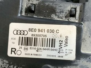 8e0941030c faro derecho audi a4 berlina (8e) 59217