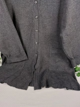 Cappotto Lana Marina Sport Grigio Scollo V