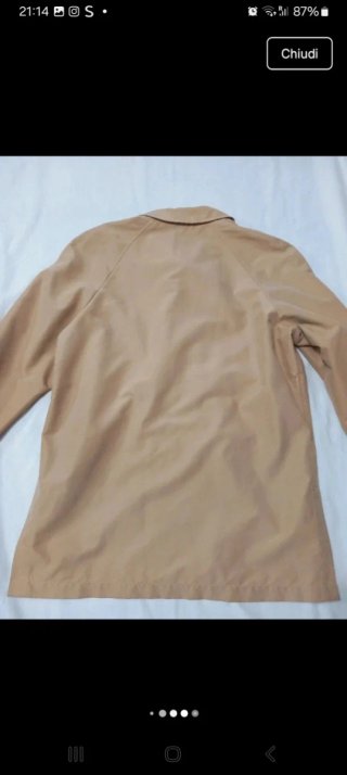 Giacca impermeabile uomo Brookfield beige 48