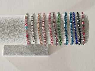 Tennis Bracciali Acciaio Multicolore 4 euro l uno