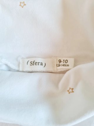Camiseta cuello alto estrellas 9-10 años