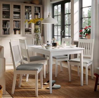 Mesa y 6 Sillas Comedor IKEA modelo NASINGE