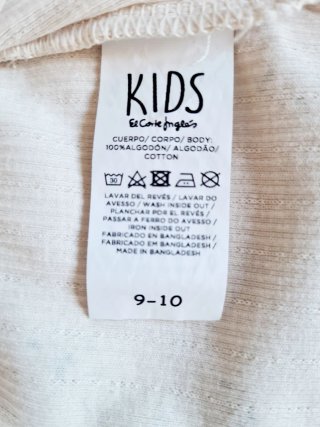 Camiseta floral 9-10 años