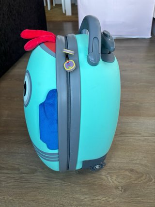 Valigia per Bambini Boppi Robot Blu e Rosso