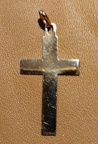 Colgante cruz de oro 18K