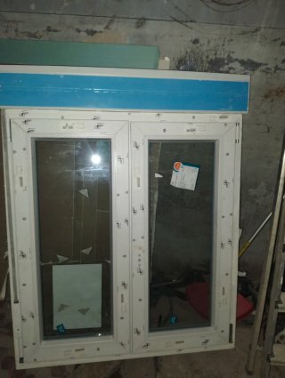 Ventana PVC doble hoja