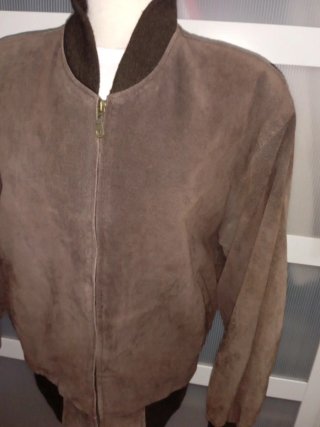 Cazadora Bomber Vintage Marrón