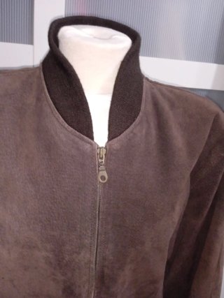 Cazadora Bomber Vintage Marrón