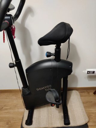 Bicicleta Estática DOMYOS Negra