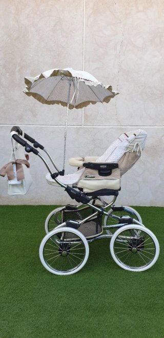 Carrito de bebé completo con accesorios