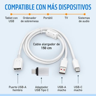 KLIM Reproductor CD Coche USB AUX Antichoque