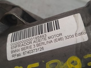 ENFRIADOR ACEITE MOTOR BMW SERIE 3 BERLINA (E46) 320d Edition Advance