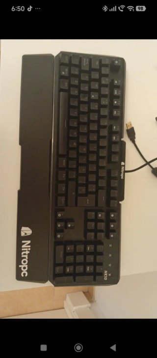 Teclado Nitropc NK10 Negro